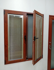 aluminum windows replacement window with blinds inside factory sale on China WDMA