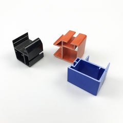 anti-collision colorful pvc profile door window frames sliding frames on China WDMA