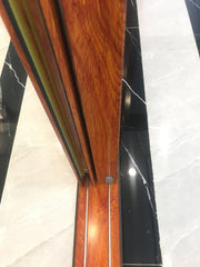 cheap aluminum alloy exterior decorative balcony double sliding screen doors on China WDMA