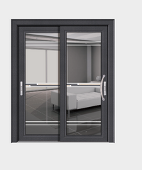 cheap aluminum alloy exterior decorative balcony double sliding screen doors on China WDMA