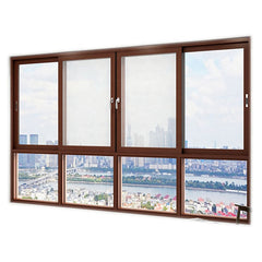 high quality aluminum wood color online up down sliding window price philippines on China WDMA