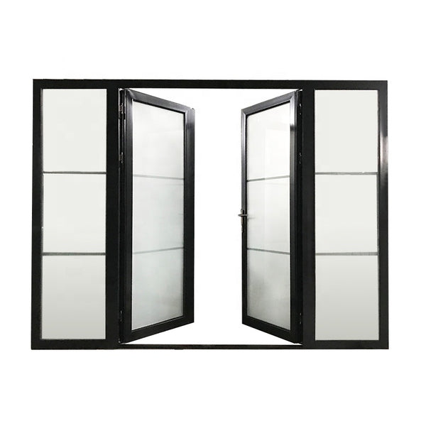 hinged type swing open style french doors on China WDMA