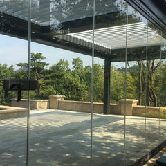large sliding balcony glass curtain entry doors system with new advantages on China WDMA