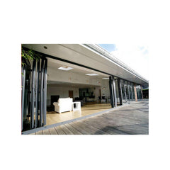 motorized glass folding and sliding door for restaurant on China WDMA