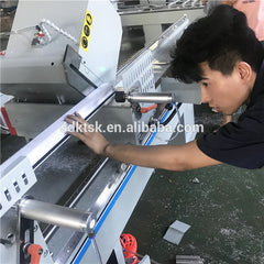 pvc miter saw double head Upvc profile cutting machine window door making machine on China WDMA