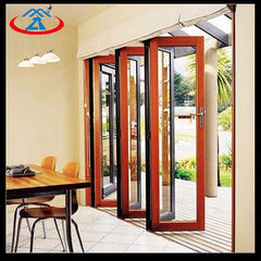 thermal break profiles aluminium folding doors double tempered glazing bifold door on China WDMA on China WDMA