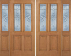WDMA 100x80 Door (8ft4in by 6ft8in) Exterior Mahogany Martin Double Door/2side w/ AO Glass 1