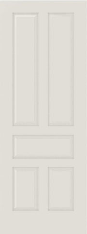 WDMA 12x80 Door (1ft by 6ft8in) Interior Bifold Smooth 5010 MDF 5 Panel Single Door 1