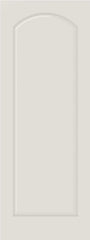 WDMA 12x80 Door (1ft by 6ft8in) Interior Swing Smooth 1020 MDF 1 Panel Arch Panel Single Door 1