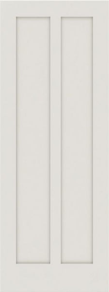 WDMA 12x80 Door (1ft by 6ft8in) Interior Swing Smooth 2190 MDF 2 Panel Shaker Single Door 1