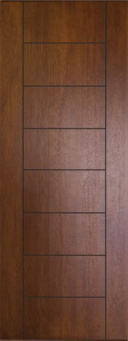 WDMA 32x96 Door (2ft8in by 8ft) Exterior Mahogany 96in Brentwood Contemporary Door 1