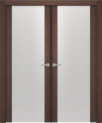 WDMA 48x80 Door (4ft by 6ft8in) Interior Barn Wenge Prefinished Maya 101 Modern Double Door 1