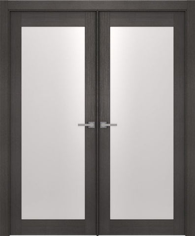 WDMA 48x80 Door (4ft by 6ft8in) Interior Barn Prefinished Aditi 700 Legna Nera Modern Double Door 1