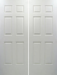WDMA 48x96 Door (4ft by 8ft) Interior Barn Smooth 96in Colonist Solid Core Double Door|1-3/8in Thick 1