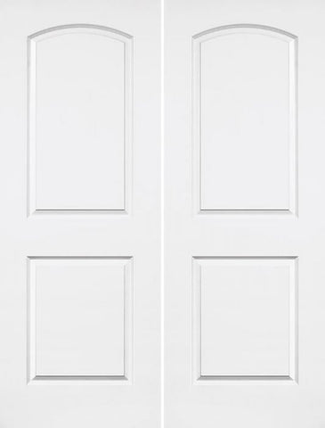 WDMA 68x96 Door (5ft8in by 8ft) Interior Swing Smooth 96in Caiman Solid Core Double Door|1-3/4in Thick 1
