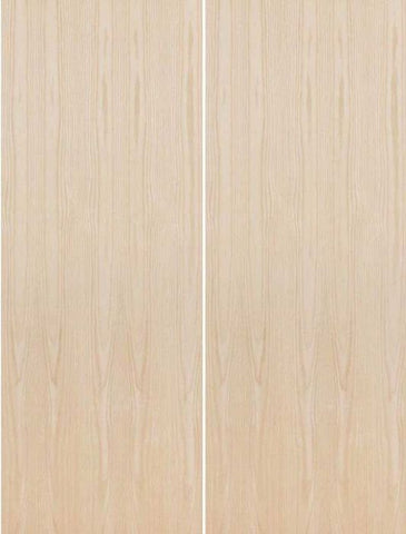 WDMA 96x84 Door (8ft by 7ft) Interior Swing Birch 84in Fire Rated Solid Particle Core Flush Double Door|1-3/4in Thick 1