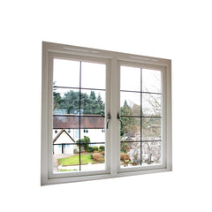 China WDMA Decorative Aluminum Casement Window Security Bars With Mesh Burglar Proof