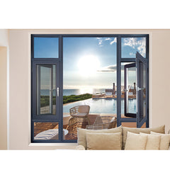 China WDMA Aluminum Window With Mesh
