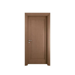 China WDMA Imported Luxury Interior Teak Wood Doors With Polish Color
