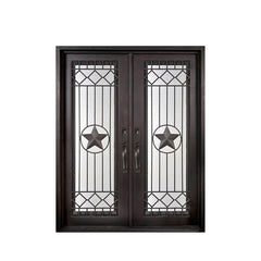 WDMA iron art door Steel Door Wrought Iron Door 