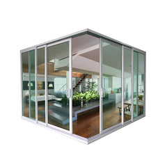 China WDMA sliding glass doors internal blinds Aluminum Sliding Doors 
