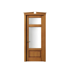 China WDMA office wood door with glass Wooden doors 